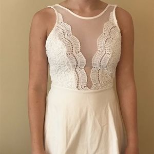 LULU'S WHITE PARTY DRESS